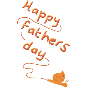 Happy Fathers Day Snail 