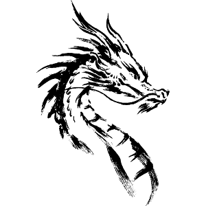 Japanese Dragon Portrait