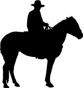 Horse Rider Silhouette