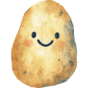 Cute Smiling Potato