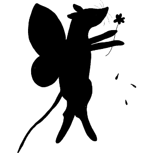 Fairy Mouse With A Flower 