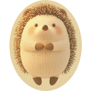 Cute Hedgehog Standing