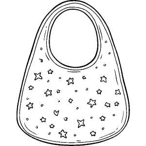 Bib with Stars