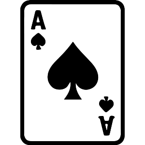 Ace Playing Card Graphic