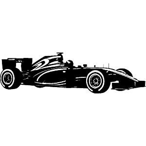 Racing Car Silhouette