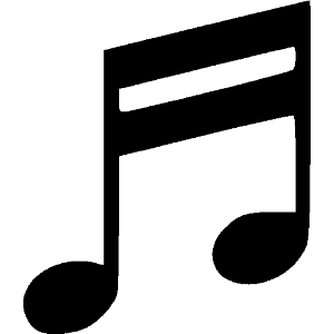 Slanted Beamed Sixteenth Note