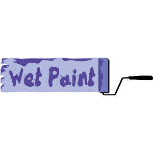 Wet Paint Icon 