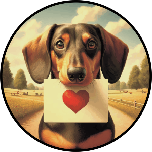 Dachshund Love Note