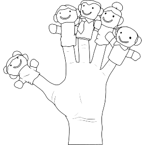 Finger Puppet Family