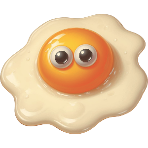 Funny Fried Egg