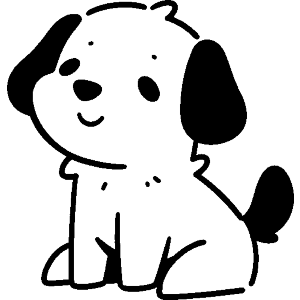 Cute Puppy Sitting