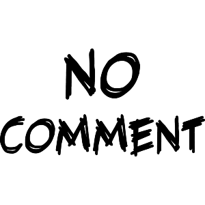 No Comment Typography 