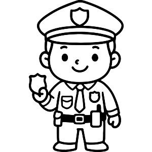 Police Man Hero