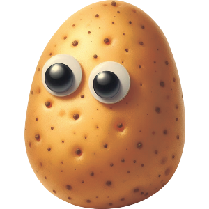 Funny Potato Face