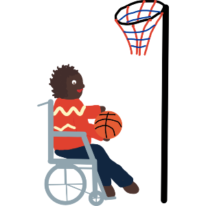 Playing Netball In A Wheelchair