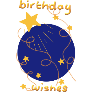 Birthday Wishes Rocket 