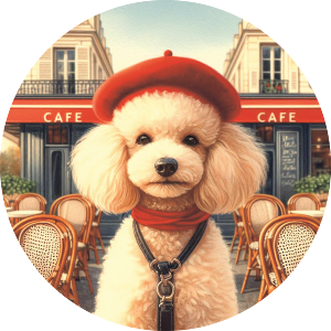 Chic French Poodle
