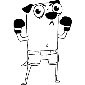 Dog Boxer Standing