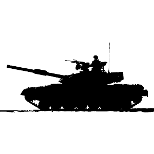 Army Tank Silhouette