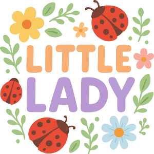 Little Lady Bugs and Flowers