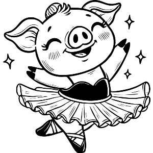 Ballerina Pig
