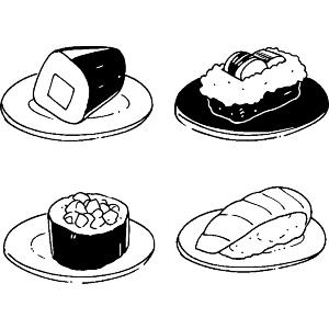 Four Types of Sushi