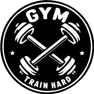 Gym Train Hard Emblem