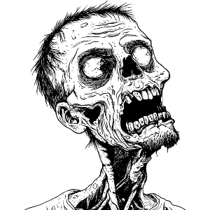 Open Mouth Zombie