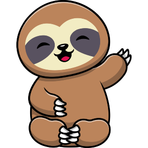 Sloth Waving Hello