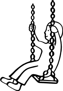 Child On Swing