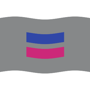 Waving Androgyne Varient Flag