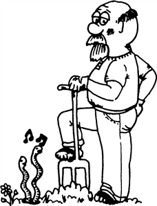 Gardener and Worms