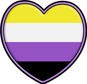 Nonbinary Pride Heart