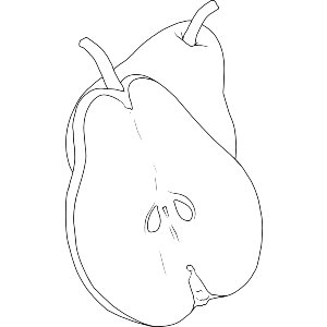 Sliced Pear Fruit