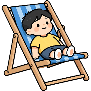 Child on a Deck Chair