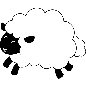 Cute Woolly Sheep