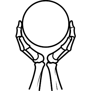Skeleton & Crystal Ball