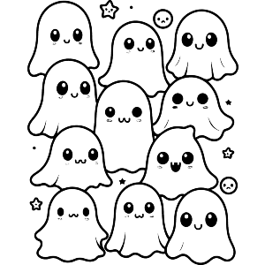 Cute Ghosts