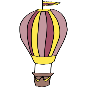 Pink Hot Air Balloon