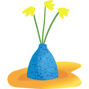 Daffodils In A Vase