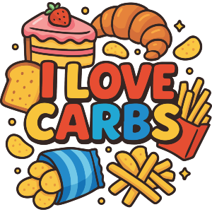  I Love Carbs Food Design