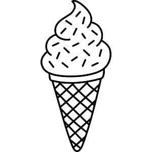 Ice Cream Outline