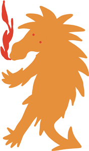 Fire breathing monstrous monster 