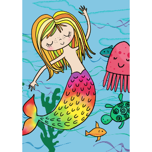 Mermaid In The Ocean