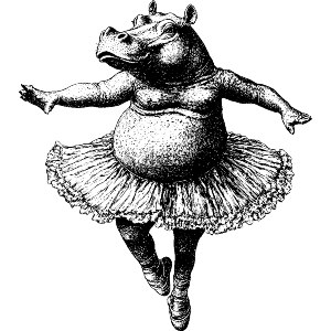 Ballerina Hippo