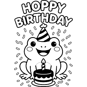 Happy Birthday Frog