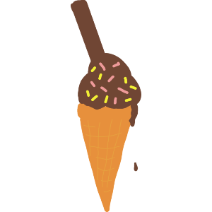 A Chocolate Ice-cream 