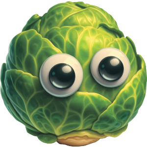 Funny Brussels Sprout