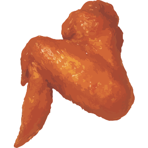 Delicious Cooked Chicken Wing Appetizer