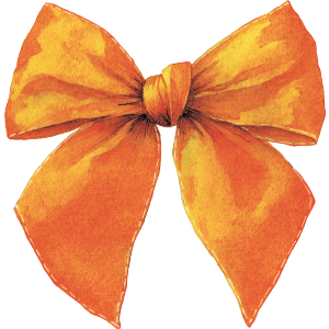 Orange Bow
